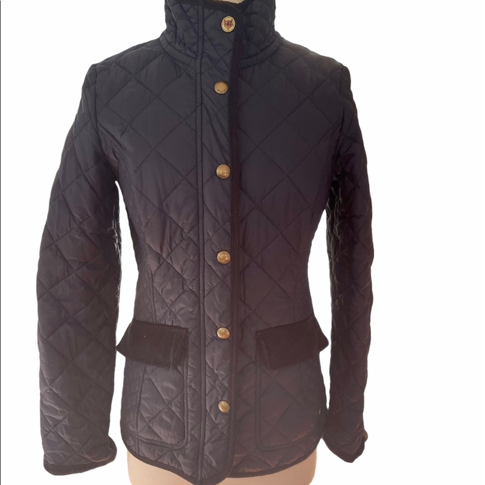 Authentic Joules Quilted Jacket (Navy)